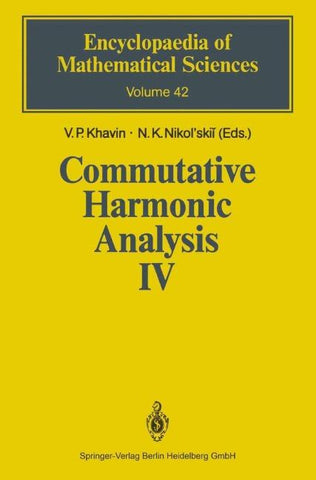 Commutative Harmonic Analysis IV
