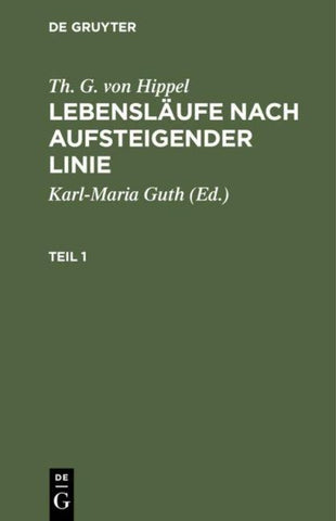 Lebensläufe nach aufsteigender Linie. Teil 1