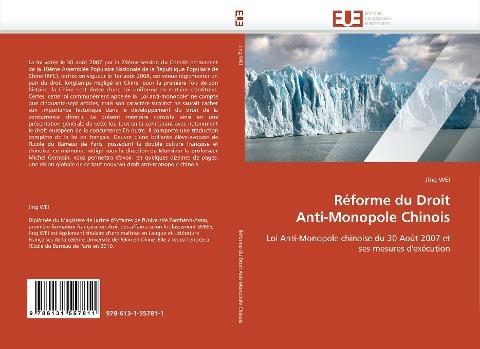 Réforme du Droit Anti-Monopole Chinois