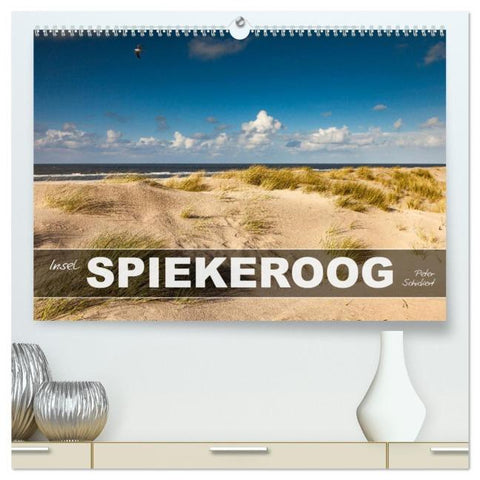 Insel Spiekeroog (hochwertiger Premium Wandkalender 2026 DIN A2 quer), Kunstdruck in Hochglanz