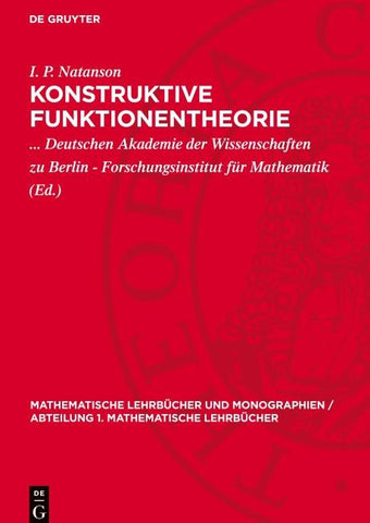 Konstruktive Funktionentheorie