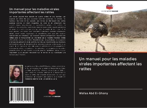 Un manuel pour les maladies virales importantes affectant les ratites