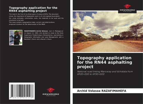 Topography application for the RN44 asphalting project