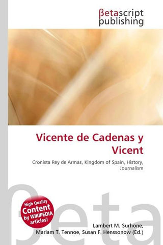 Vicente de Cadenas y Vicent