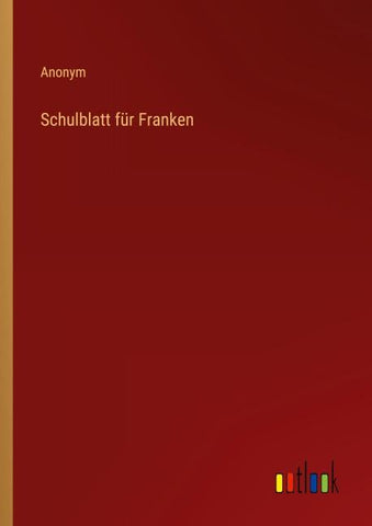 Schulblatt für Franken