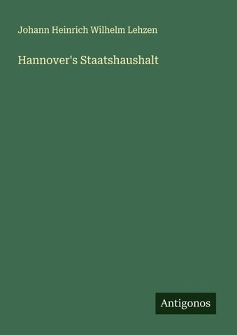 Hannover's Staatshaushalt