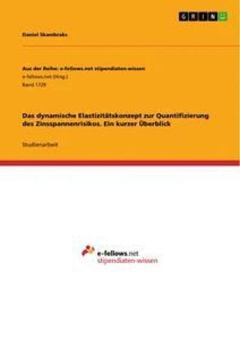 Das dynamische Elastizitätskonzept zur Quantifizierung des Zinsspannenrisikos. Ein kurzer Überblick