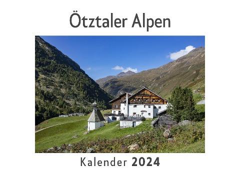 Ötztaler Alpen (Wandkalender 2024, Kalender DIN A4 quer, Monatskalender im Querformat mit Kalendarium, Das perfekte Geschenk)