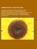Kommunalrecht (Deutschland)