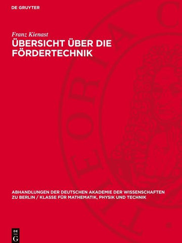 Übersicht über die Fördertechnik