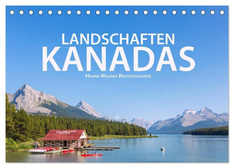 Landschaften Kanadas (Tischkalender 2026 DIN A5 quer), CALVENDO Monatskalender