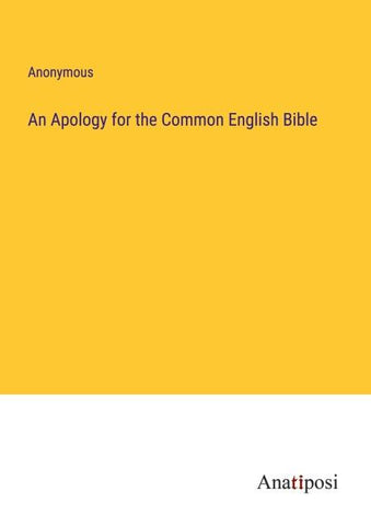 An Apology for the Common English Bible