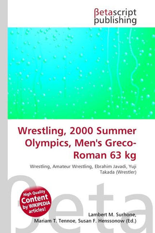 Wrestling, 2000 Summer Olympics, Men's Greco-Roman 63 kg