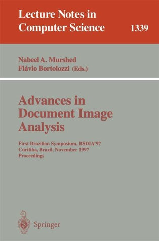 Advances in Document Image Analysis