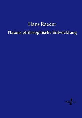 Platons philosophische Entwicklung
