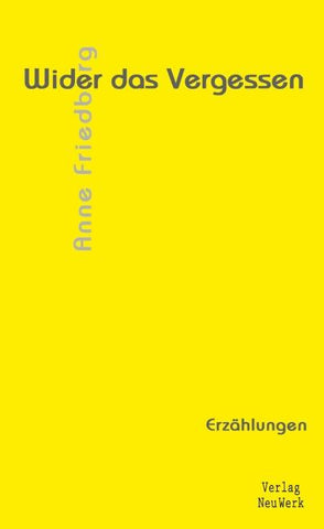 Wider das Vergessen