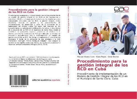 Procedimiento para la gestión integral de los RCD en Cuba