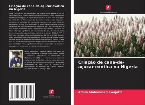 Criação de cana-de-açúcar exótica na Nigéria