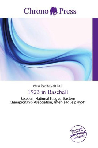 1923 in Baseball