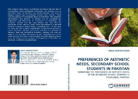 PREFERENCES OF AESTHETIC NEEDS, SECONDARY SCHOOL STUDENTS IN PAKISTAN