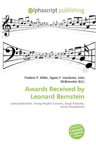 Awards Received by Leonard Bernstein