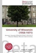 University of Wisconsin (1956-1971)