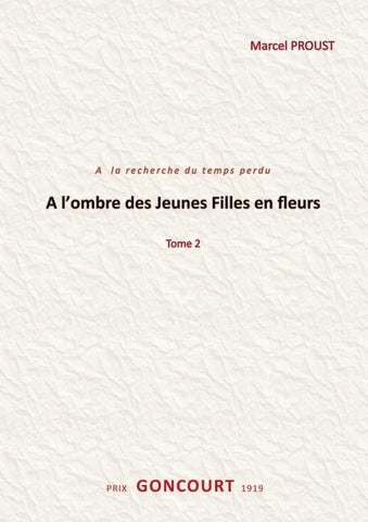 A l'ombre des jeunes filles en fleurs