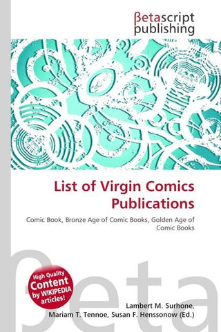 List of Virgin Comics Publications
