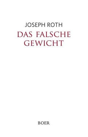 Das falsche Gewicht