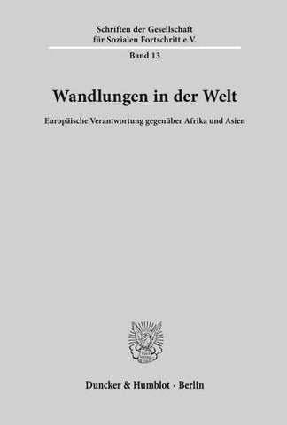 Wandlungen in der Welt.