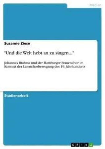 "Und die Welt hebt an zu singen..."