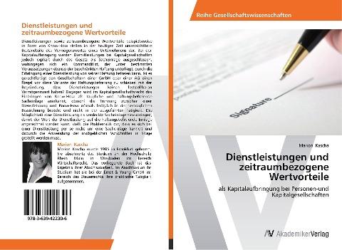 Dienstleistungen und zeitraumbezogene Wertvorteile