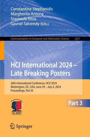 HCI International 2024 – Late Breaking Posters