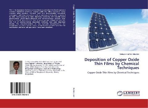 Deposition of Copper Oxide Thin Films by Chemical Techniques