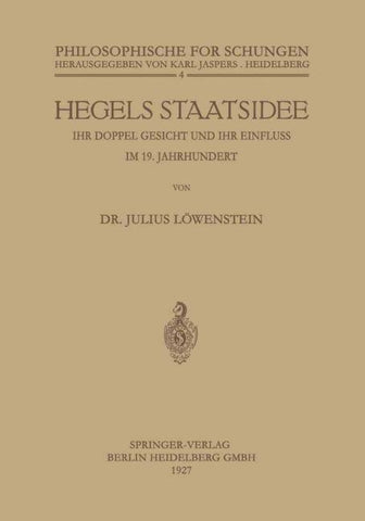 Hegels Staatsidee