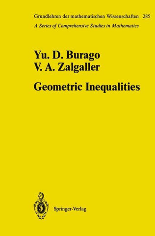 Geometric Inequalities