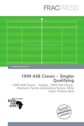 1999 ASB Classic - Singles Qualifying