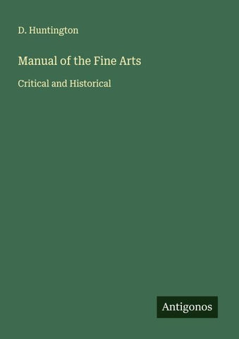 Manual of the Fine Arts