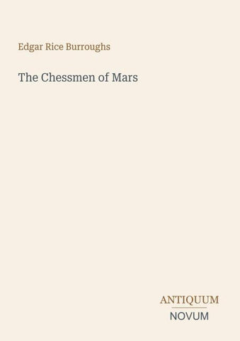 The Chessmen of Mars