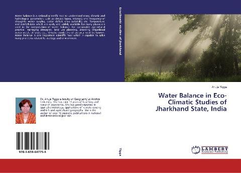 Water Balance in Eco-Climatic Studies of Jharkhand State, India