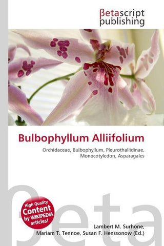 Bulbophyllum Alliifolium