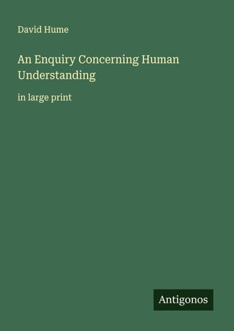 An Enquiry Concerning Human Understanding