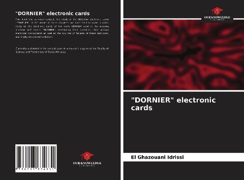 "DORNIER" electronic cards