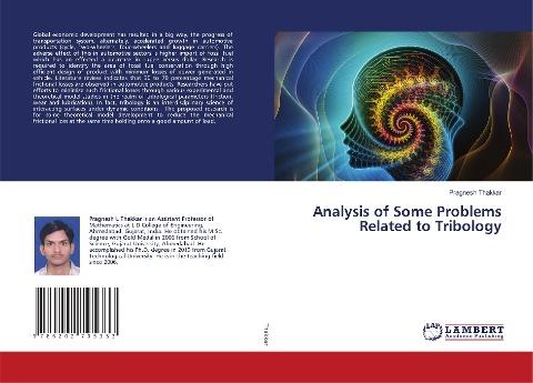 Analysis of Some Problems Related to Tribology