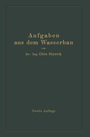 Aufgaben aus dem Wasserbau