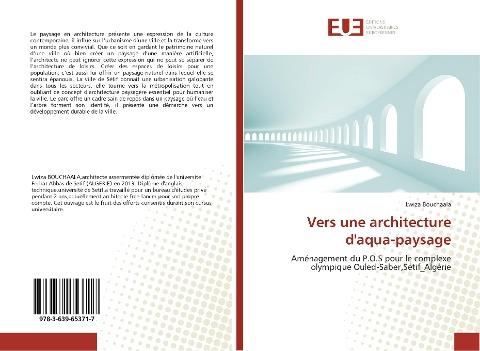 Vers une architecture d'aqua-paysage