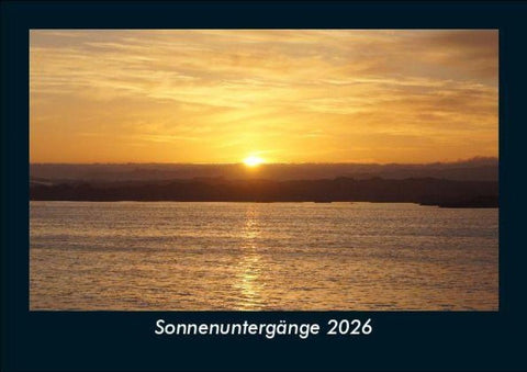 Sonnenuntergänge 2026 Fotokalender DIN A5