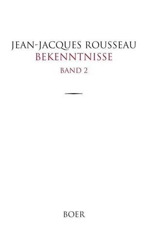 Bekenntnisse Band 2