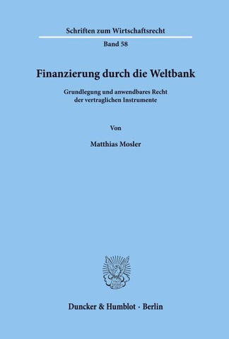 Finanzierung durch die Weltbank.