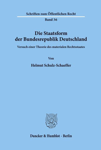 Die Staatsform der Bundesrepublik Deutschland.